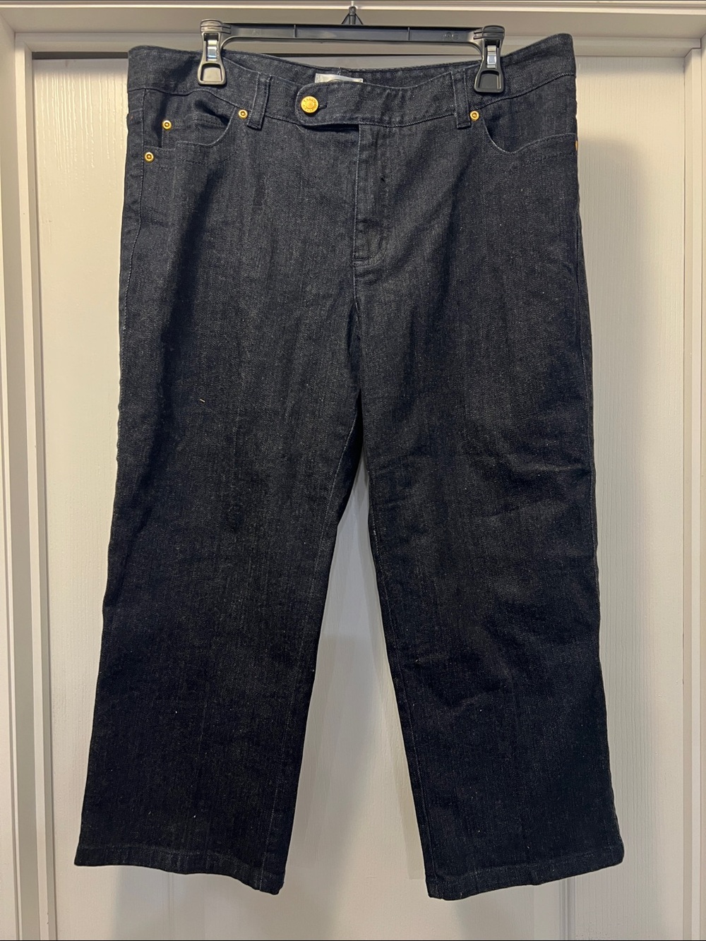 Talbots Ankle Cropped Jeans with Gold-Tone Hardware